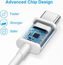 Load image into Gallery viewer, iPhone 17 16 15 Charger Fast Charging 20W USB C Charger Block & 10FT Cable