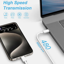 Load image into Gallery viewer, iPhone 17 16 15 Charger Fast Charging 20W USB C Charger Block & 10FT Cable