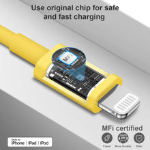 Load image into Gallery viewer, iPhone 14 13 12 Charger Super Fast Charger with 6FT Fast Charging Cable-Apple MFi Certified-2-Pack 20W PD USB C Compatible with iPhone14/14 Pro Max/13/13Pro/12/12 Pro/11/11Pro/XS,iPad-Yellow