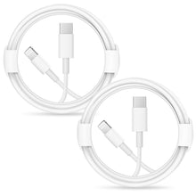Load image into Gallery viewer, iPhone Fast Charger Cable【Apple MFi Certified】2-Pack USB-C to Lightning Cable (6.6Ft) Fast Charging Compatible with iPhone 12/12 Mini/12 Pro/12 Pro Max/11/11 Pro/11 Pro Max/Xs Max/XR/X, iPad and More