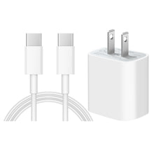 Load image into Gallery viewer, iPhone 15 Charger-USB C Charger-Apple MFi Certified-iPad Pro Charger iPad Air Mini Charger with 6FT Cable for iPhone 15/iPhone 15 Pro/iPhone 15 Pro Max/iPad Pro/Mini/Air4/AirPods
