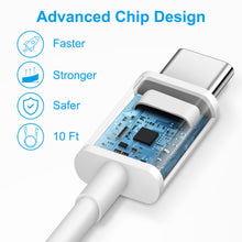 Load image into Gallery viewer, 3 Pack iPhone 15 Charger-USB C Charger-Apple MFi Certified-iPad Pro Charger iPad Air Mini Charger with 6FT Cable for iPhone 15/iPhone 15 Pro/iPhone 15 Pro Max/iPad Pro/Mini/Air4/AirPods
