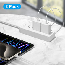 Load image into Gallery viewer, 2 Pack iPhone 15 Charger-USB C Charger-Apple MFi Certified-iPad Pro Charger iPad Air Mini Charger with 6FT Cable for iPhone 15/iPhone 15 Pro/iPhone 15 Pro Max/iPad Pro/Mini/Air4/AirPods
