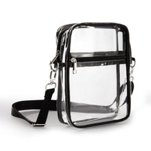 Load image into Gallery viewer, JUCKDEKE 1 PACK Clear Purse Stadium Approved-Clear bag Crossbody Bag with Adjustable Strap for Concerts Sport
