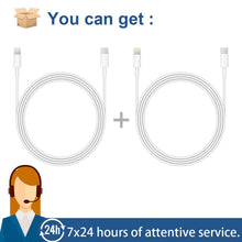 Load image into Gallery viewer, iPhone Fast Charger Lightning Cable-Apple MFi Certified-2-Pack USB-C to Lightning Cable-6Ft-Fast Charging Compatible with iPhone 13/13pro 12/12 Mini/12 Pro/12 Pro Max/11 Pro/11 Pro Max/XR/X iPad
